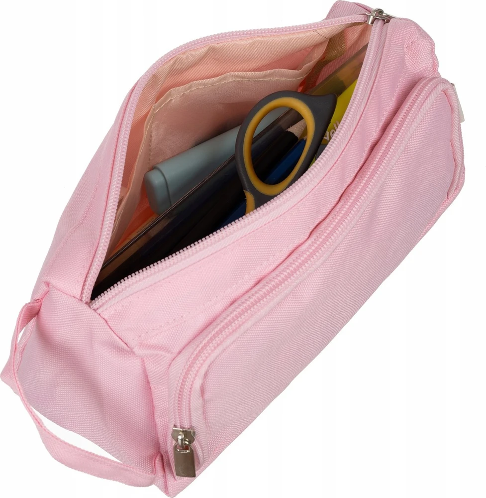 Double extendable pencil case - pink Maaleo 24519