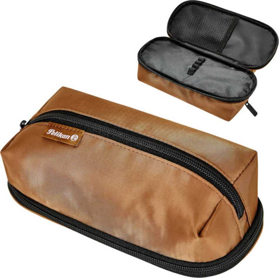 Pelikan Pieštuko dėklas Quattro Twill, konjako