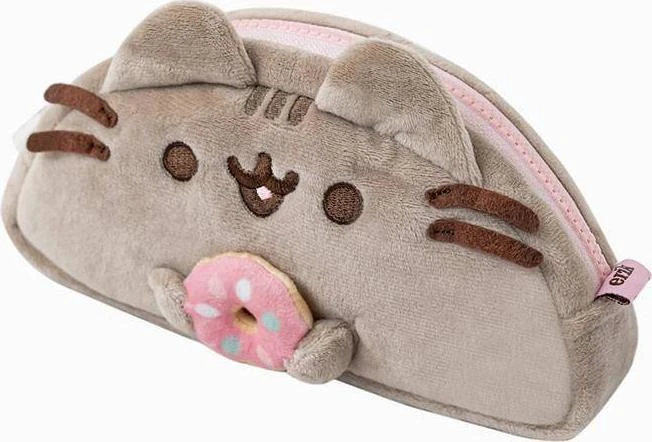 Pusheen - gurmanų kolekcija, pliušinis pieštukų dėklas, prausimosi krepšys, maišelis