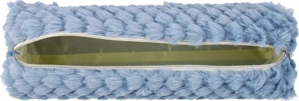 Pliušinis pieštukų dėklas Mėlynas STARPAK 490728