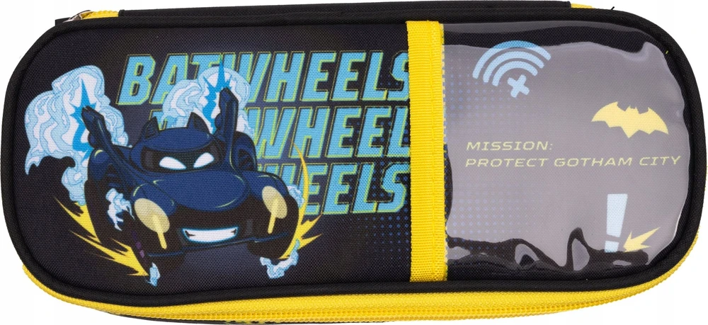 Penalas Teka School pieštukų dėklas su atvartu Betmenas