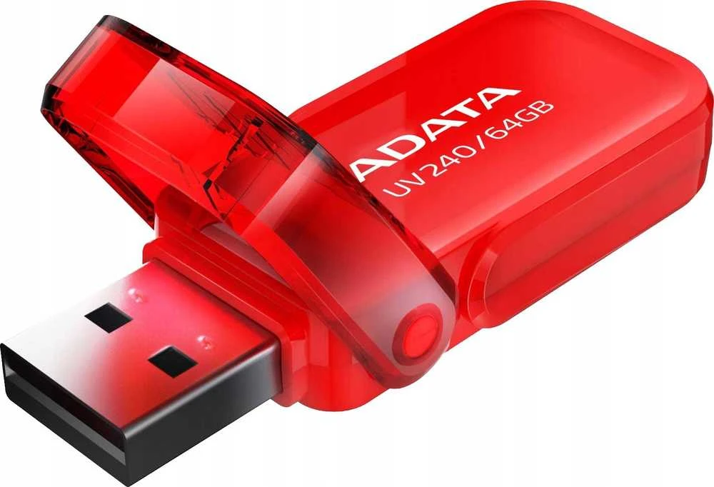 ADATA | USB atmintinė | UV240 | 64 GB | USB A tipo | Raudona