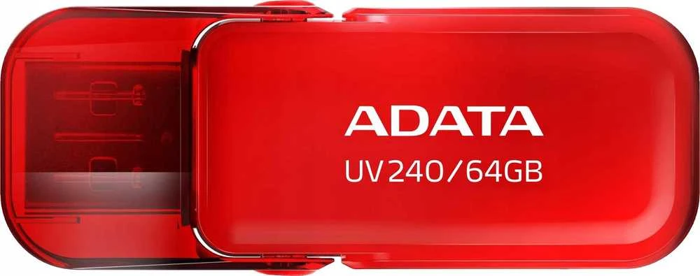 ADATA | USB atmintinė | UV240 | 64 GB | USB A tipo | Raudona