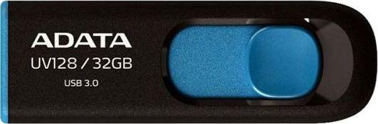 USB atmintinė ADATA UV128, 32 GB (AUV128-32G-RBE)