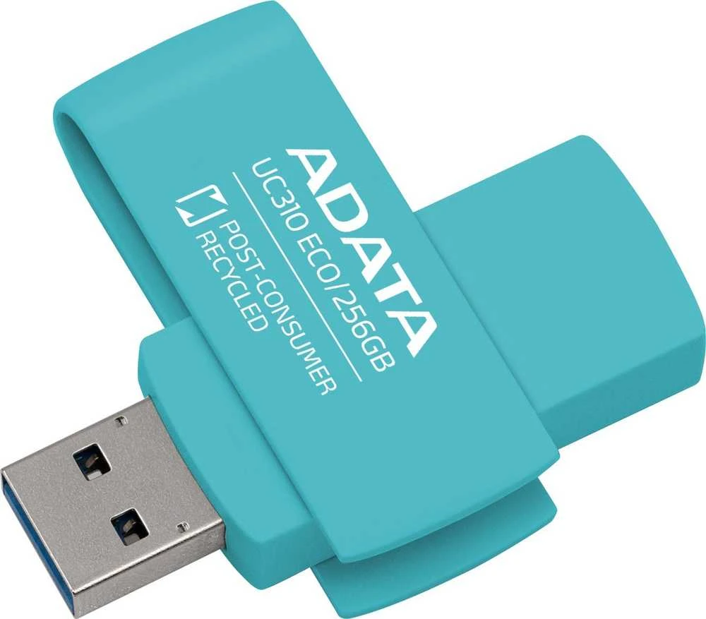 ADATA | USB atmintinė | UC310 ECO | 256 GB | USB A tipo | Žalias