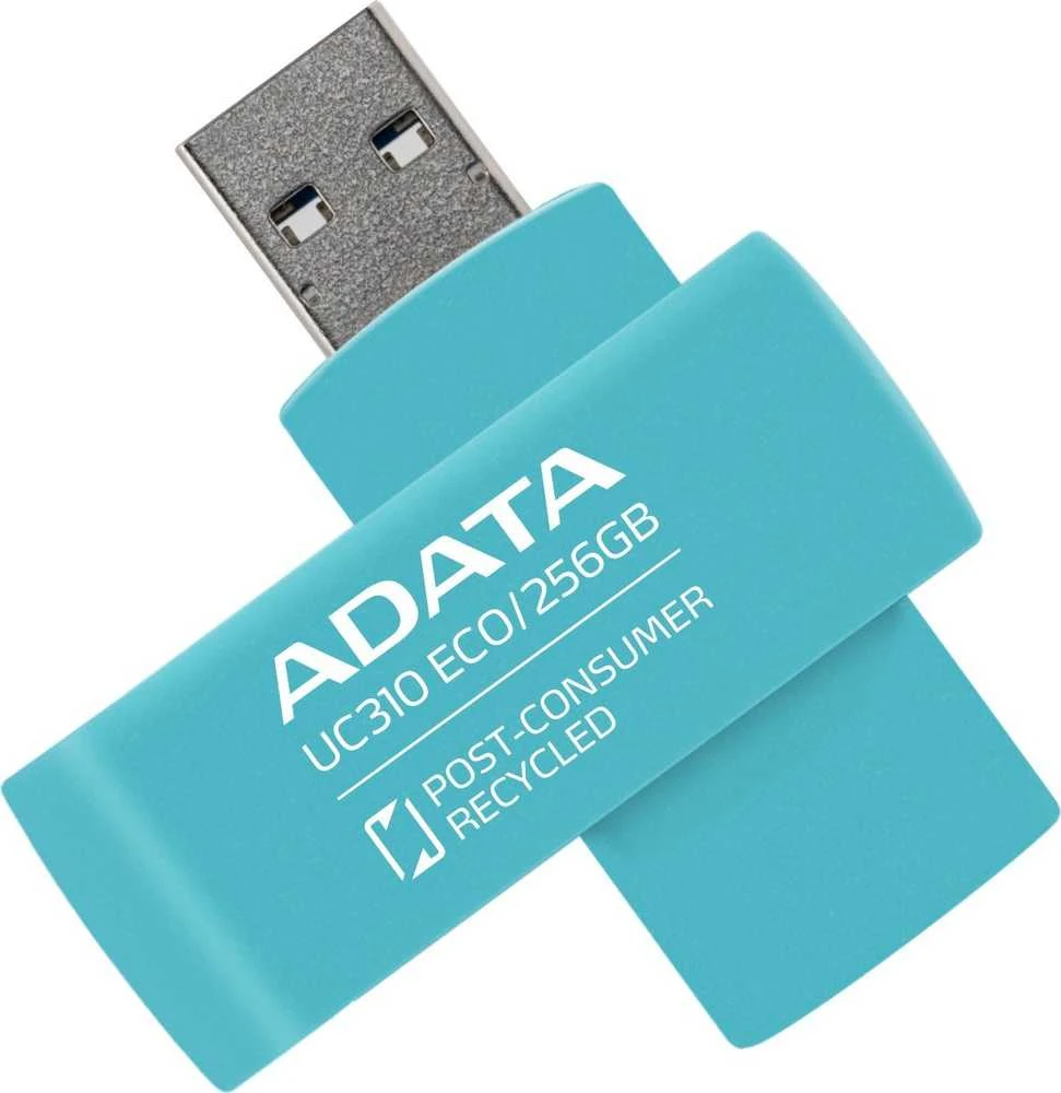 ADATA | USB atmintinė | UC310 ECO | 256 GB | USB A tipo | Žalias