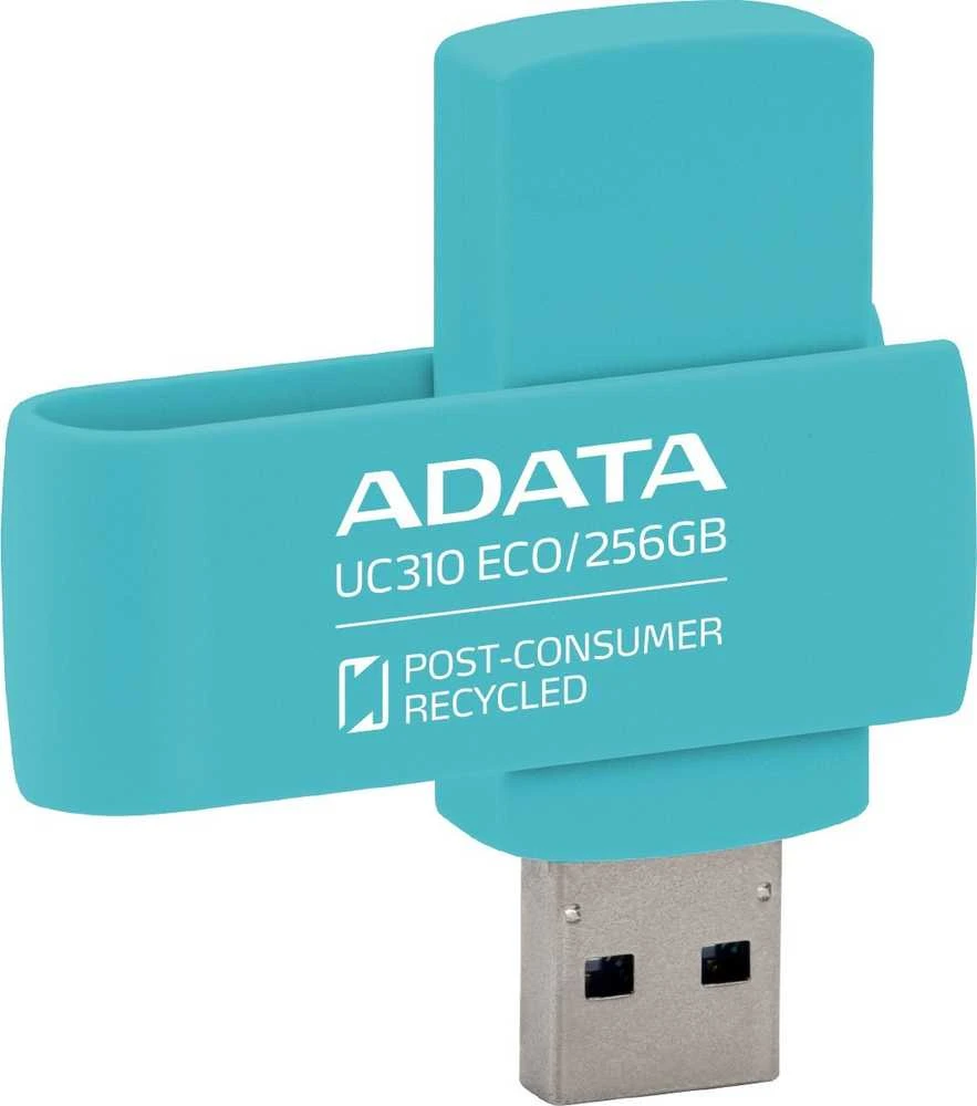 ADATA | USB atmintinė | UC310 ECO | 256 GB | USB A tipo | Žalias