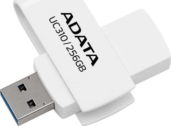 USB laikmena ADATA UC310, 256 GB, Baltos spalvos