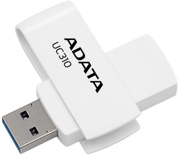 USB laikmena ADATA UC310, 64 GB, Baltos spalvos