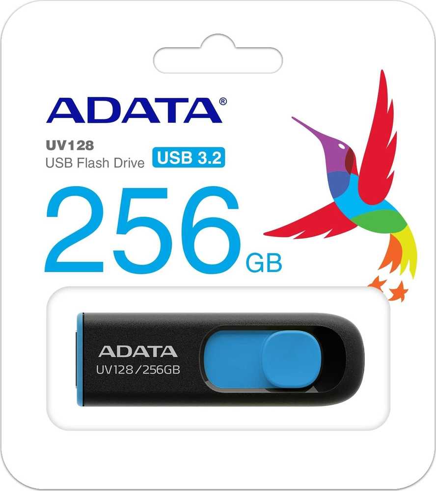 Pendrive ADATA UV128, 256 GB (AUV128-256G-RBE)