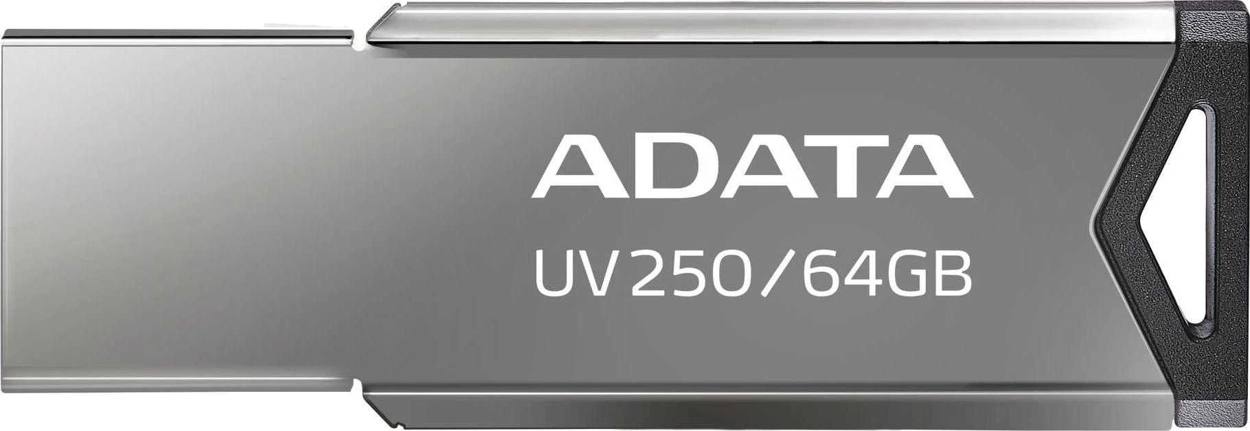 ADATA | USB Flash Drive | UV250 | 64 GB | USB Type-A | Sidabrinis