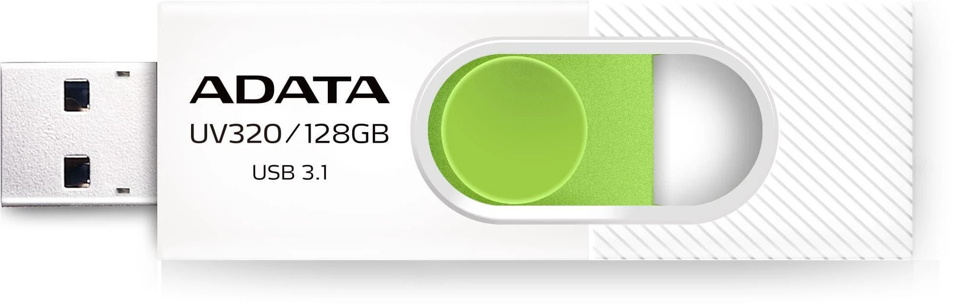 Atmintukas Adata UV320 128GB Baltas/Žalias
