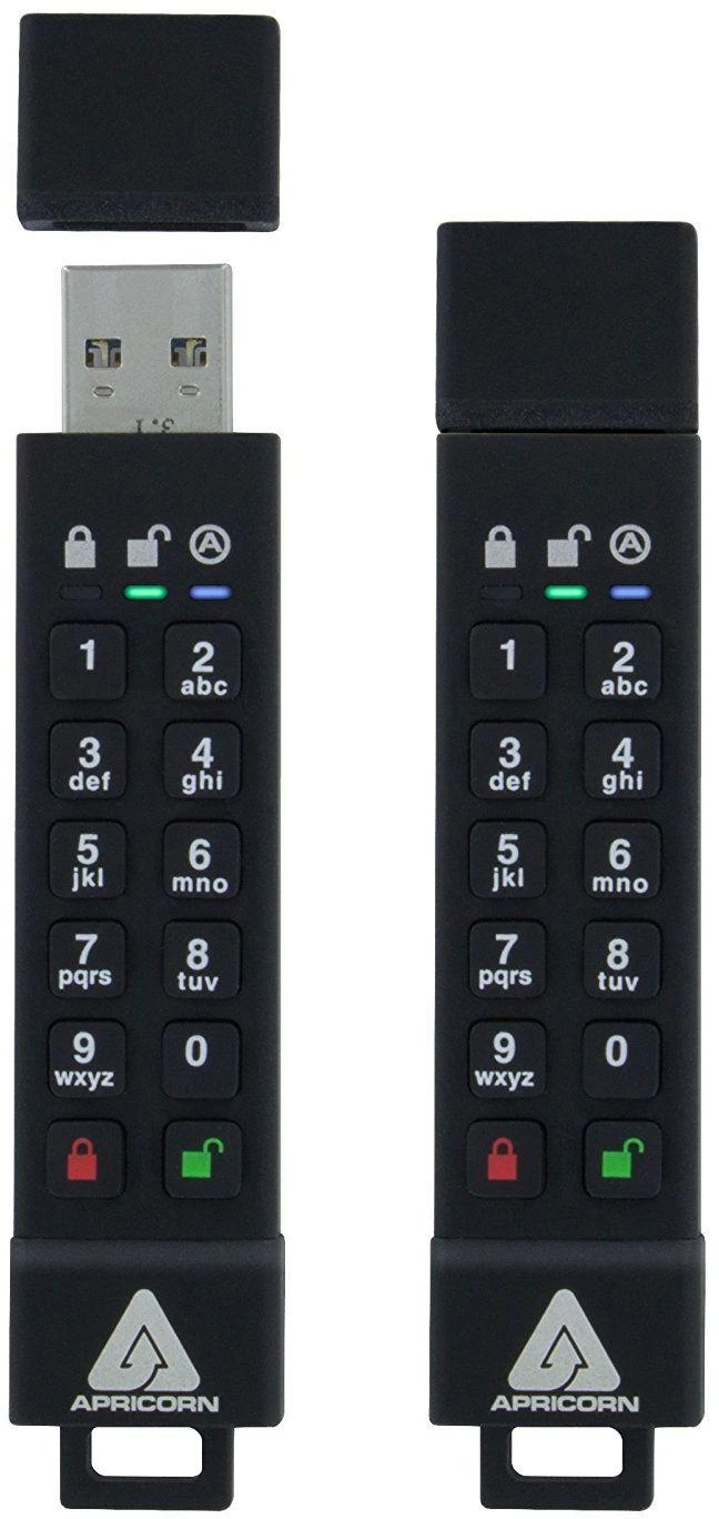 Pendrive Apricorn Aegis Secure Key 3z, 64 GB (ASK3Z-64GB)