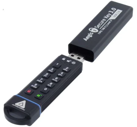 Atmintukas „Apricorn Aegis Secure Key 3.0“, 60 GB (ASK3–60 GB)