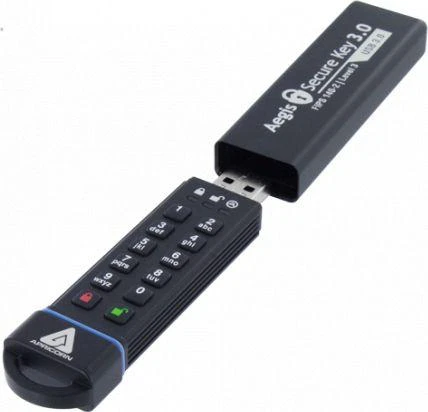 Pendrive Apricorn Aegis Secure Key 3.0, 120 GB (ASK3–120 GB)