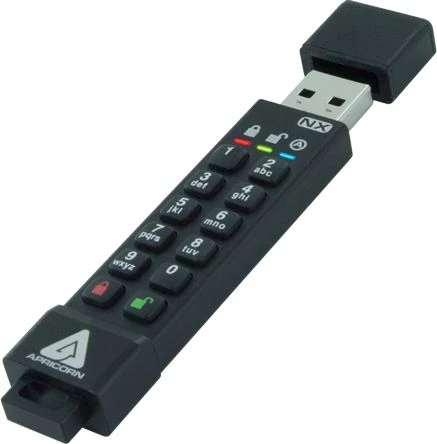 Apricorn Abrikosų „Aegis“ saugus raktas 3NX 64 GB