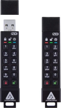 Pendrive Apricorn Aegis Secure Key 3NX, 8 GB (ASK3-NX-8GB)