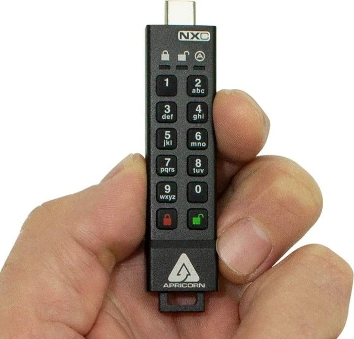 Pendrive Apricorn Aegis Secure Key 3NXC, 64 GB (ASK3-NXC-64GB)