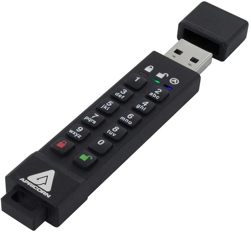Pendrive Apricorn Aegis Secure Key 3z, 64 GB (ASK3Z-64GB)