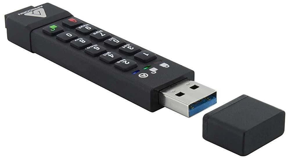 Pendrive Apricorn Aegis Secure Key 3z, 64 GB (ASK3Z-64GB)