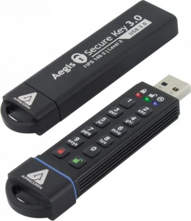 Pendrive Apricorn Aegis Secure Key 3.0, 16 GB (ASK3–16 GB)