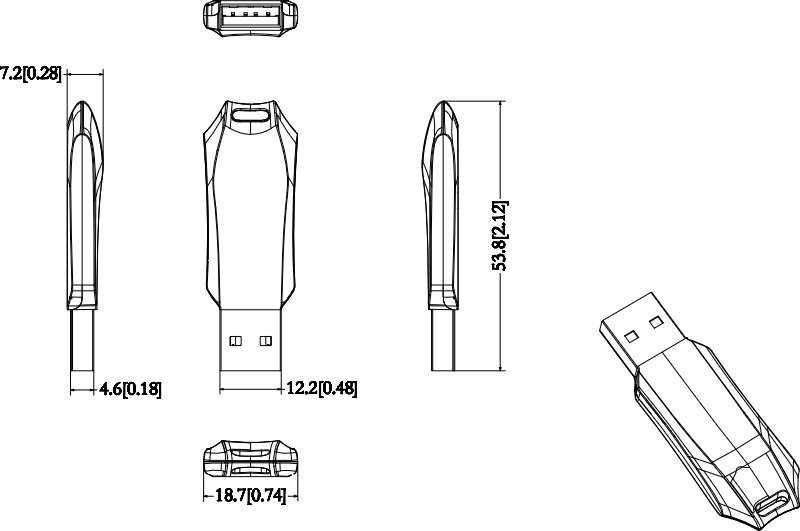 Dahua Technology Pendrive 32GB DAHUA USB-U176-20-32G