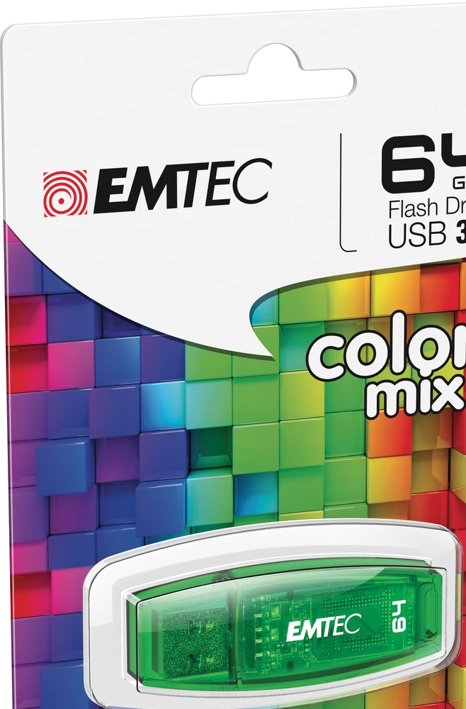 Emtec USB2.0 C410 64GB Žalias