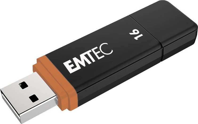 ATMINTINĖ Emtec USB2.0 K100 16GB P10 10 vnt. spalvotų dėžučių pakuotė mažmeninei prekybai