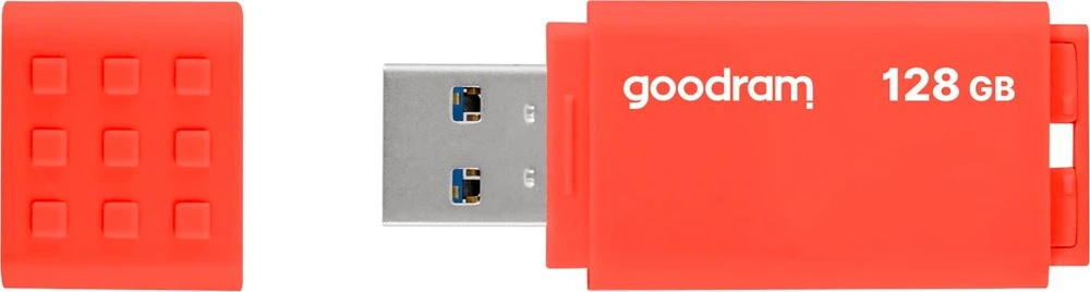 GOODRAM UME3-1280O0R11 GOODRAM atmintis USB UME3 128GB USB 3.0 Oranžinis
