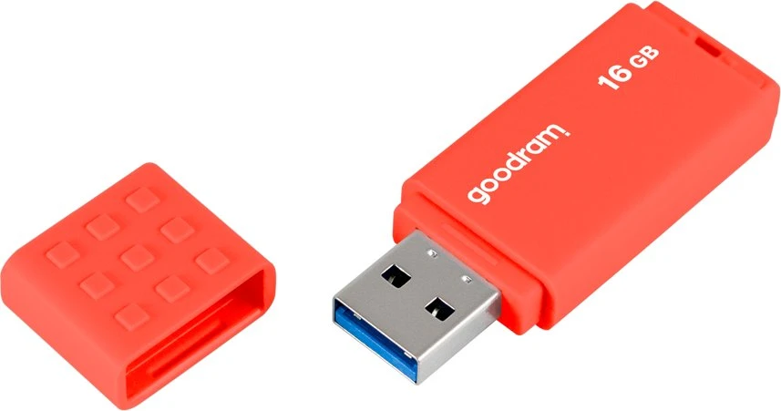 GOODRAM UME3-0160O0R11 GOODRAM atmintis USB UME3 16GB USB 3.0 Oranžinis