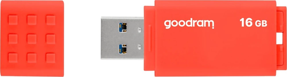 GOODRAM UME3-0160O0R11 GOODRAM atmintis USB UME3 16GB USB 3.0 Oranžinis