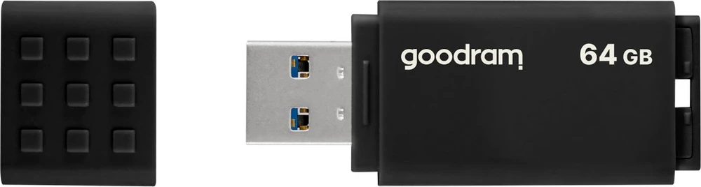 GOODRAM UME3-0640K0R11 GOODRAM atmintis USB UME3 64GB USB 3.0 Juodas