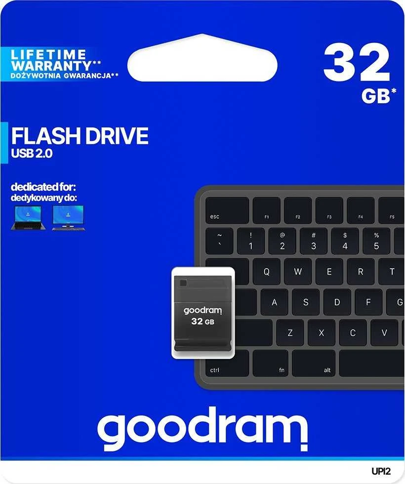 GOODRAM UPI2-0320K0R11 GOODRAM atmintis USB UPI2 32GB USB 2.0 Juodas