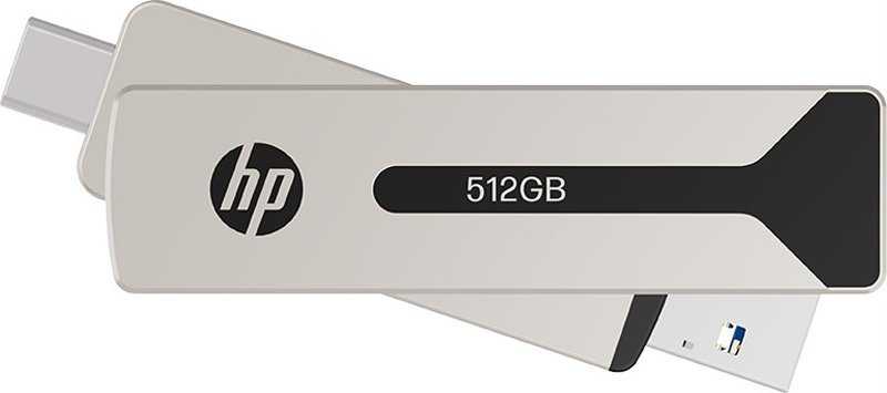 HP 512 GB USB-C/A 3.2 atmintinė