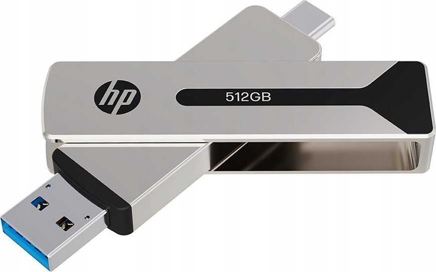 HP 512 GB USB-C/A 3.2 atmintinė