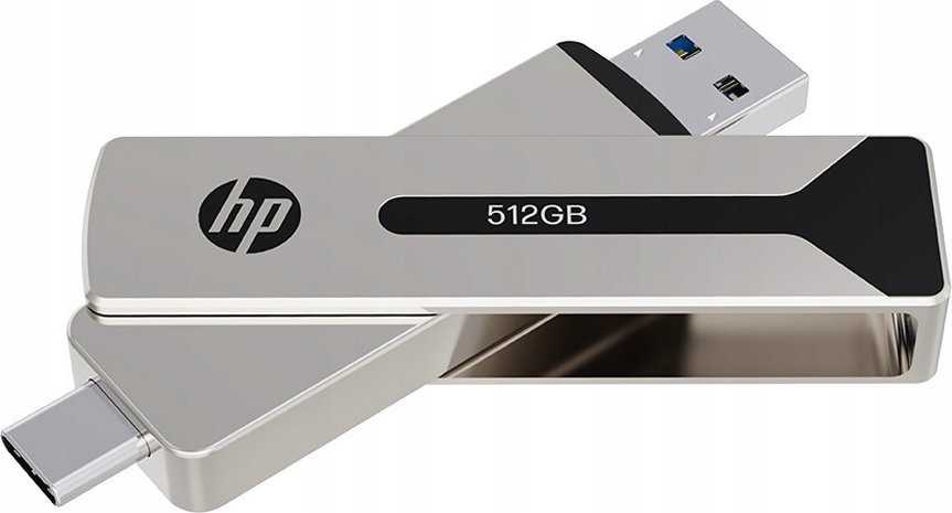 HP 512 GB USB-C/A 3.2 atmintinė