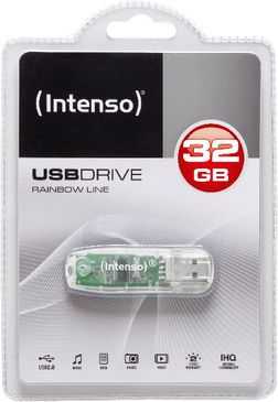 Intenso „Rainbow Line Intense“ USB atmintinė, 32 GB (3502480)