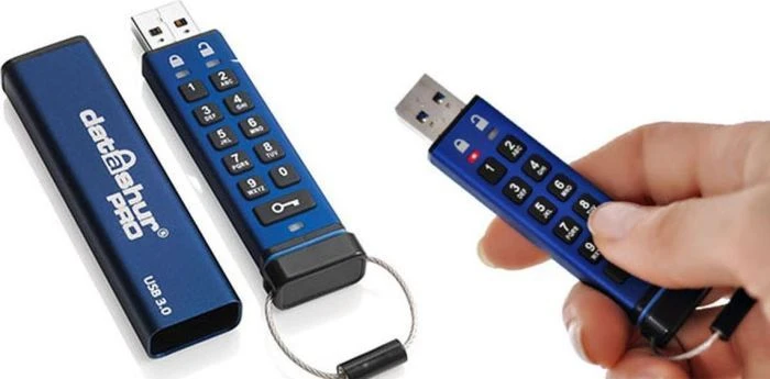 USB atmintinė „iStorage dataAshur Pro“, 16 GB (IS-FL-DA3-256-16)