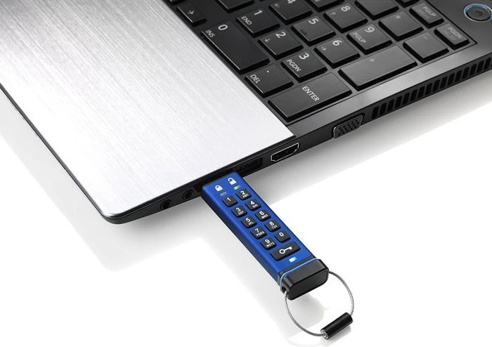 USB atmintinė „iStorage dataAshur Pro“, 16 GB (IS-FL-DA3-256-16)