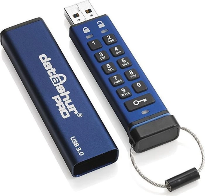 USB atmintinė „iStorage dataAshur Pro“, 16 GB (IS-FL-DA3-256-16)