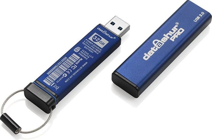 USB atmintinė „iStorage dataAshur Pro“, 16 GB (IS-FL-DA3-256-16)