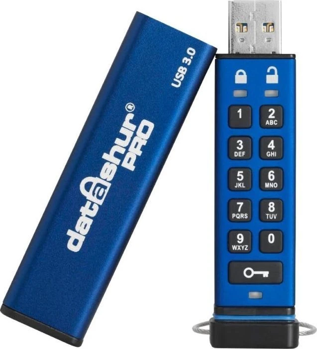USB atmintinė „iStorage dataAshur Pro“, 16 GB (IS-FL-DA3-256-16)