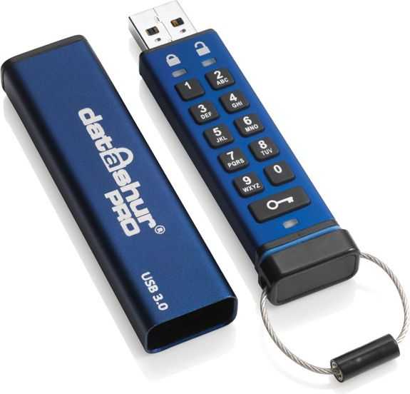 USB atmintinė „iStorage dataAshur Pro“, 32 GB (IS-FL-DA3-256-32)