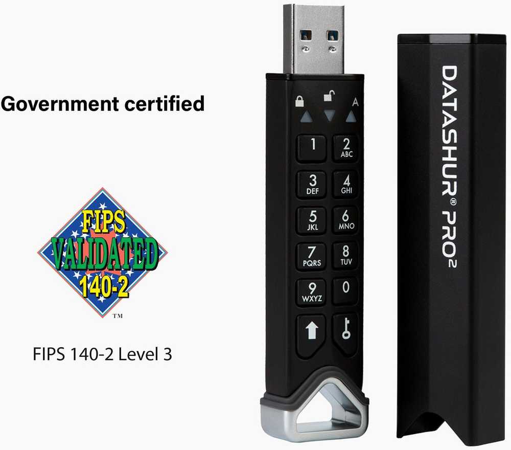 Pendrive iStorage datAshur Pro 2, 16 GB (IS-FL-DP2-256-16)