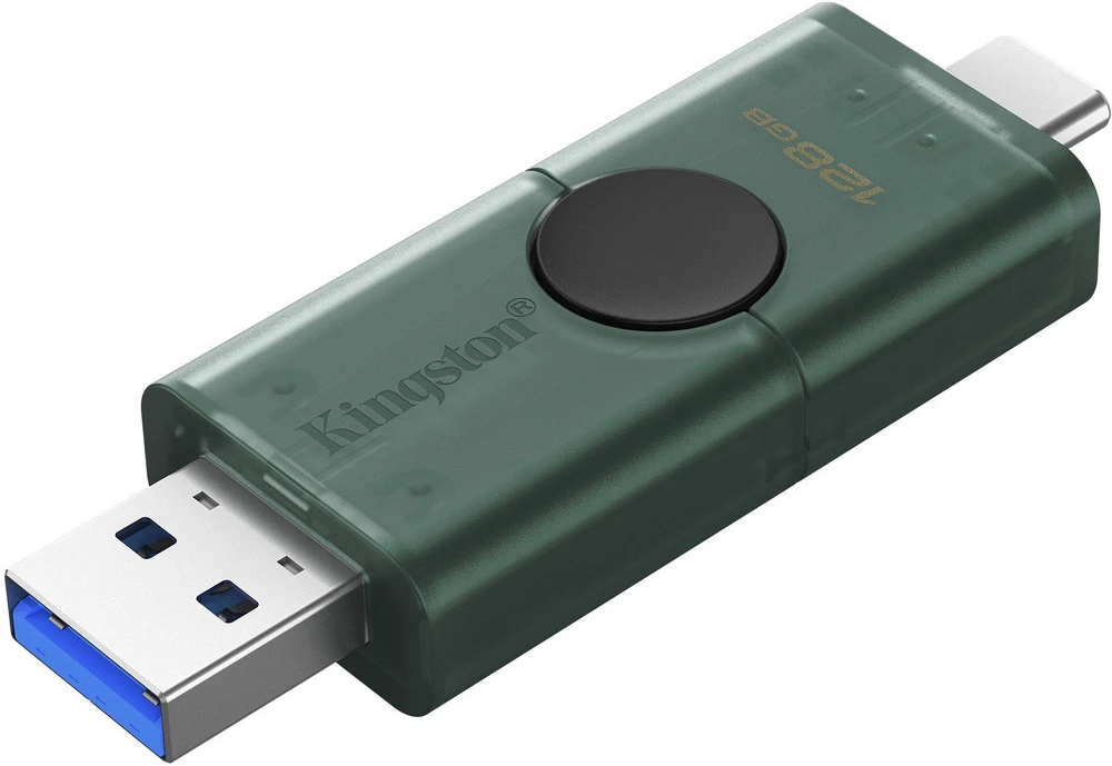 KINGSTON 128GB USB-A + USB-C 3.2 Gen 1 DataTraveler DuoG2