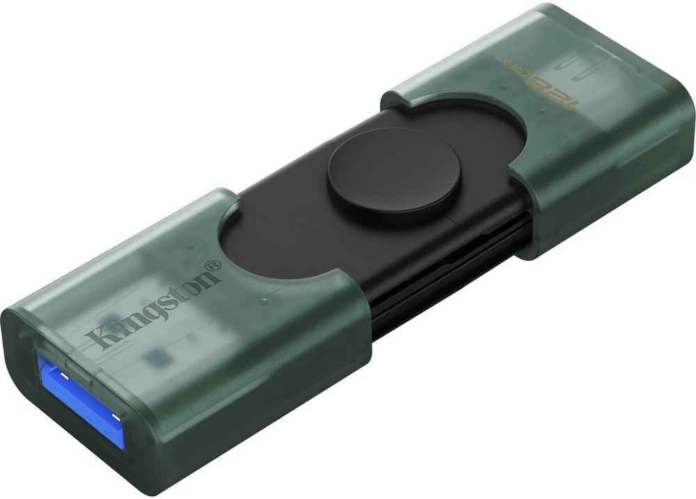 KINGSTON 128GB USB-A + USB-C 3.2 Gen 1 DataTraveler DuoG2