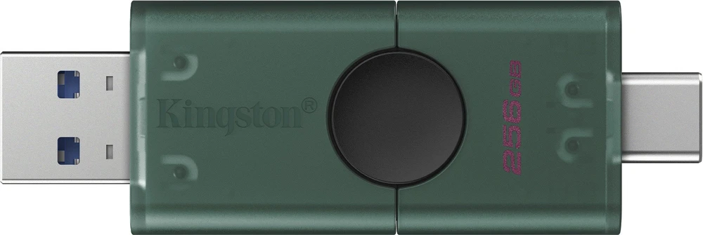 KINGSTON 256GB USB-A + USB-C 3.2 Gen 1 DataTraveler DuoG2