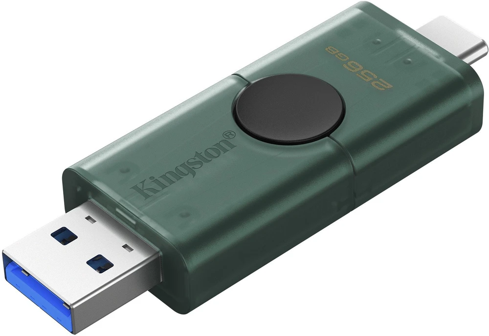 KINGSTON 256GB USB-A + USB-C 3.2 Gen 1 DataTraveler DuoG2