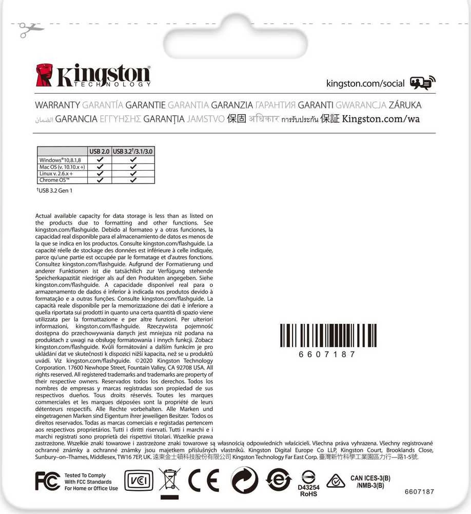 USB laikmena Kingston DataTraveler Exodia M, 256GB
