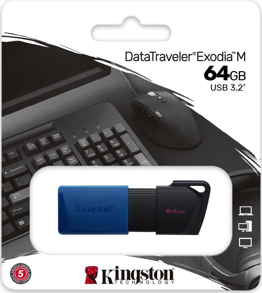 Pendrive „Kingston DataTraveler Exodia M“, 64 GB (DTXM / 64 GB)